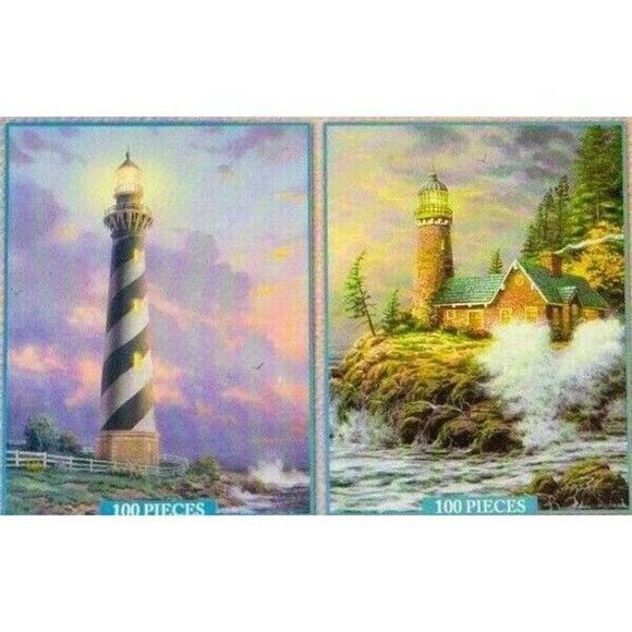 Thomas Kinkade 10 Home & Hearth Collections Jigsaw Puzzles - Picture 1 of 8
